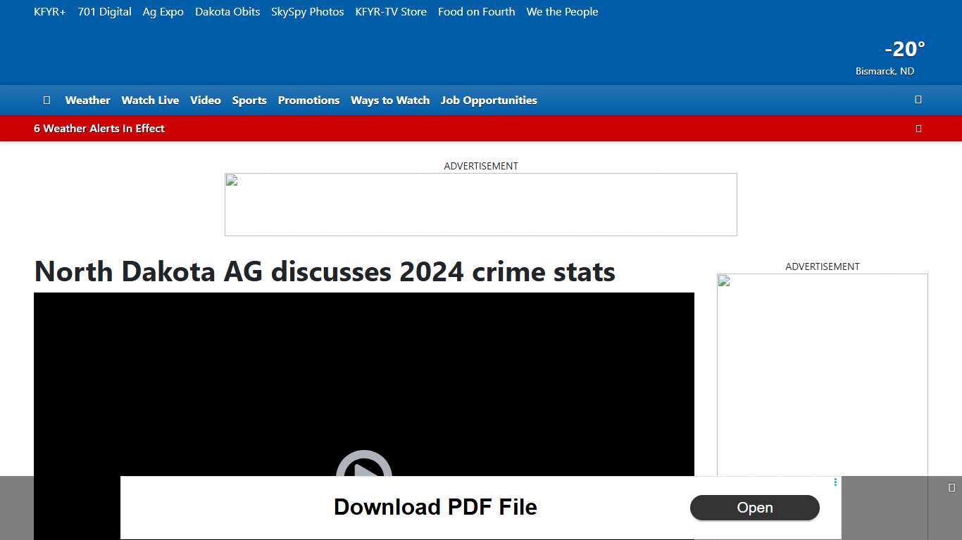 North Dakota AG discusses 2024 crime stats