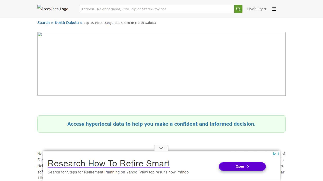 Top 10 Most Dangerous Cities in North Dakota (2026)